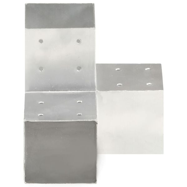 333018 - VIDAXL Lidhës Shtylle në Formë Y Metal i Galvanizuar 101x101 mm