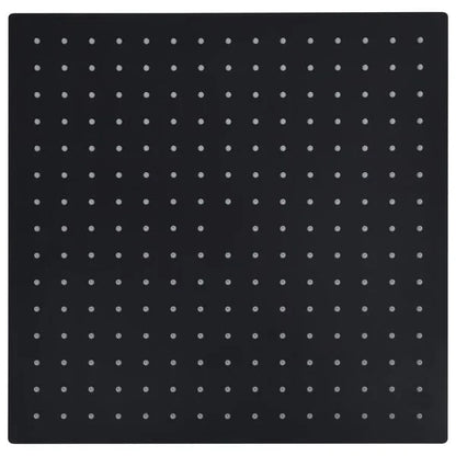 212178 - vidaXL Kokë Dushi 40×40 cm – Çelik Inoks, E Zezë