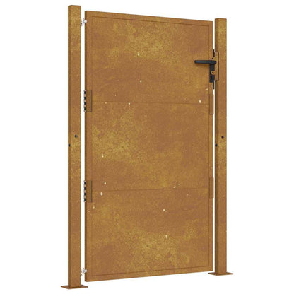 280037 - VIDAXL Portë Kopshti 100x150 cm Çelik Corten e ndryshkur.