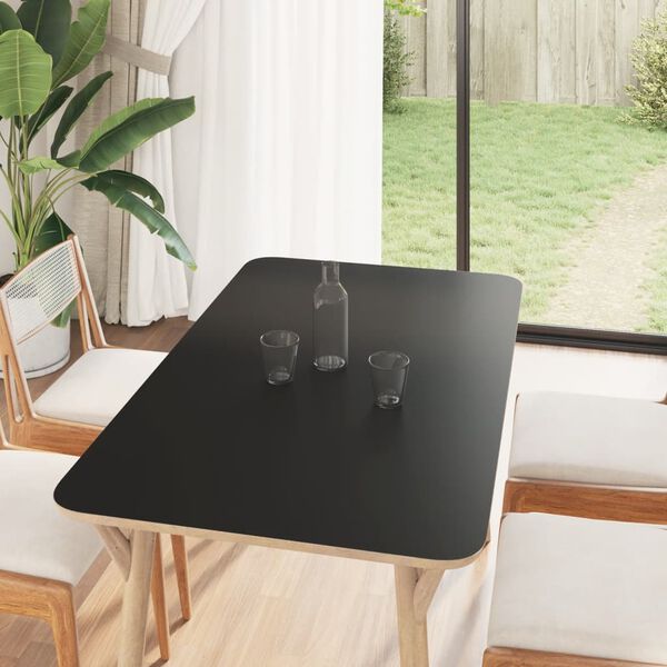 333041 - VIDAXL Ngjitëse Mobiljesh Vetëngjitëse e Zezë Mat, 90x500 cm, PVC