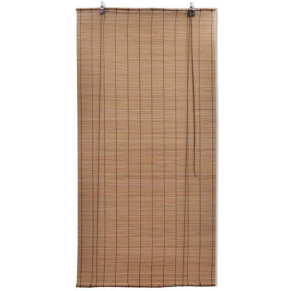 280059 - 241328 Perde me rul prej bambuje ngjyrë kafe 120 x 160 cm
