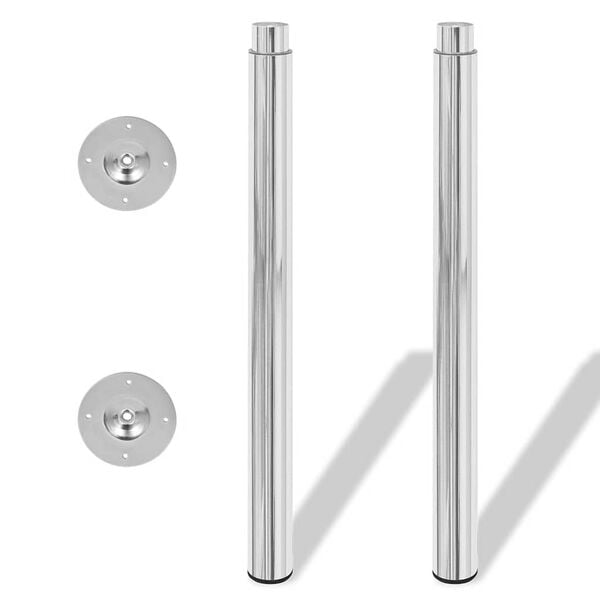 244377 - 2 Këmbë Tavoline Teleskopike Krom 710 mm-1100 mm