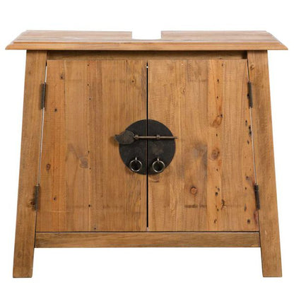 244380 - VIDAXL Dollap Lavamani për Banjo Dru Pishe i Fortë 70x32x63 cm