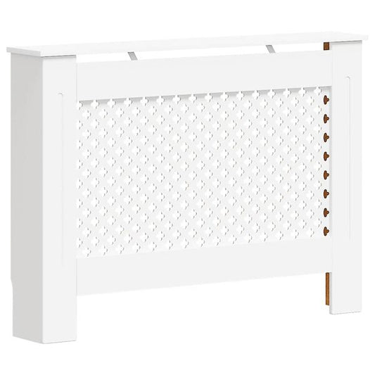 244389 - VIDAXL Mbulesë Radiatori e Bardhë 112x19x81,5 cm MDF
