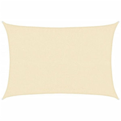 181947 - VIDAXL Velë Mbrojtjeje nga Dielli HDPE, 160 g/m², Ngjyrë Krem, Madhësi 3.5x5 m