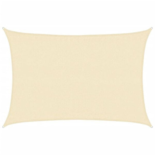 181947 - VIDAXL Velë Mbrojtjeje nga Dielli HDPE, 160 g/m², Ngjyrë Krem, Madhësi 3.5x5 m
