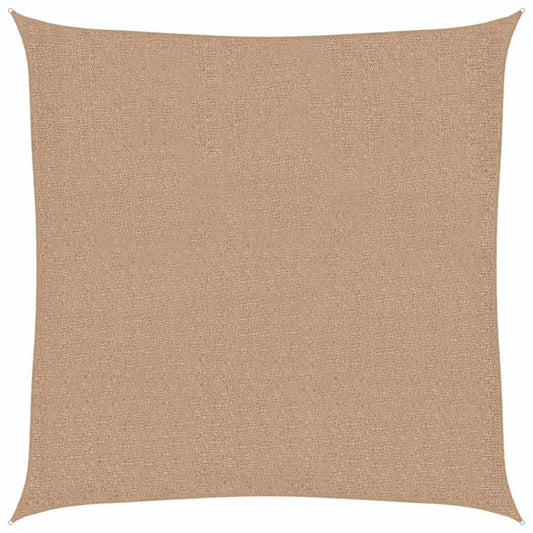 333263 - VIDAXL Tendë dielli me vela 160 g/m2 Ngjyrë kafe 4,5x4,5 m HDPE