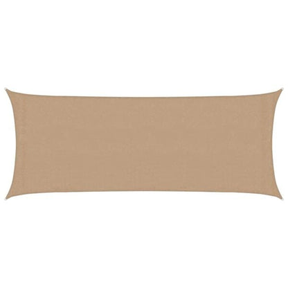 333264 - VIDAXL Tendë dielli me vela 160 g/m2 Ngjyrë kafe 2x5 m HDPE