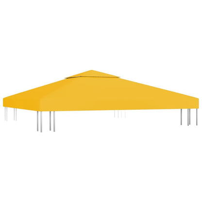 265082 - VIDAXL Mbulesë Sipërfaqeje për Gazebo me 2 Kate 310 g/m² 3x3 m e Verdhë