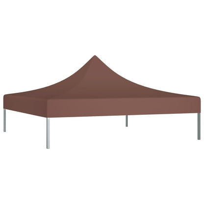 280087 - VIDAXL Çati Tende për Festa, 3x3 m, Kafe, 270 g/m²