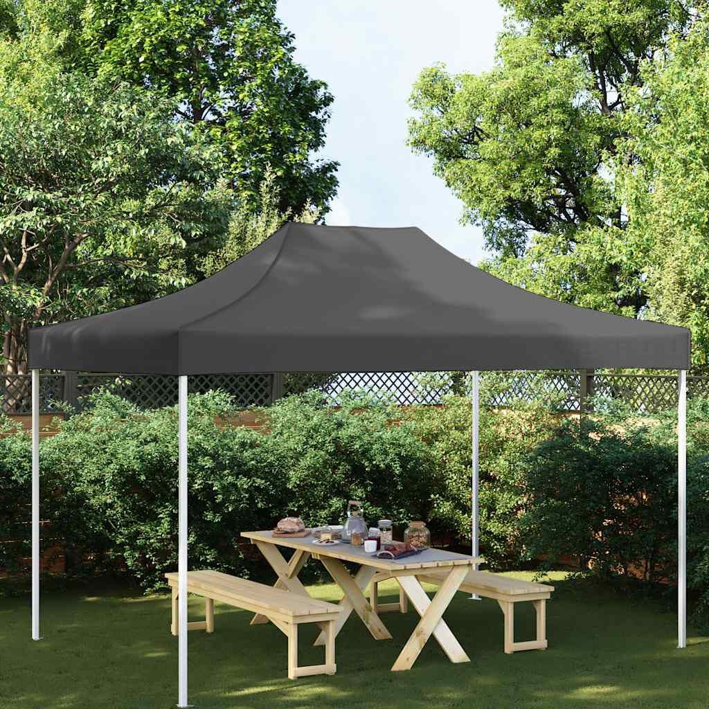 265086 - VIDAXL Çati Tende për Festa 4x3 m Antracit 270 g/m²