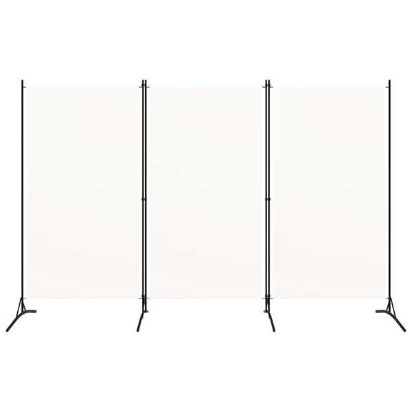 291131 - VIDA XL Ndarës Dhome me 3 Panele, i Bardhë 260x180 cm