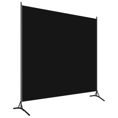 280146 - VIDAXL Ndarëse Dhome e Zezë 175x180 cm Pëlhurë