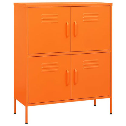 333135 - VIDAXL Dollap Ruajtjeje Portokalli 80x35x101,5 cm Çelik
