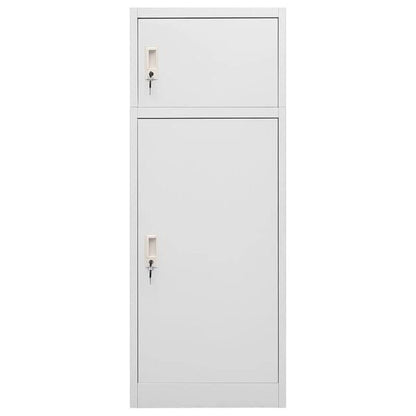 333140 - VIDAXL Kabinet Shale Gri 53x53x140 cm Çelik