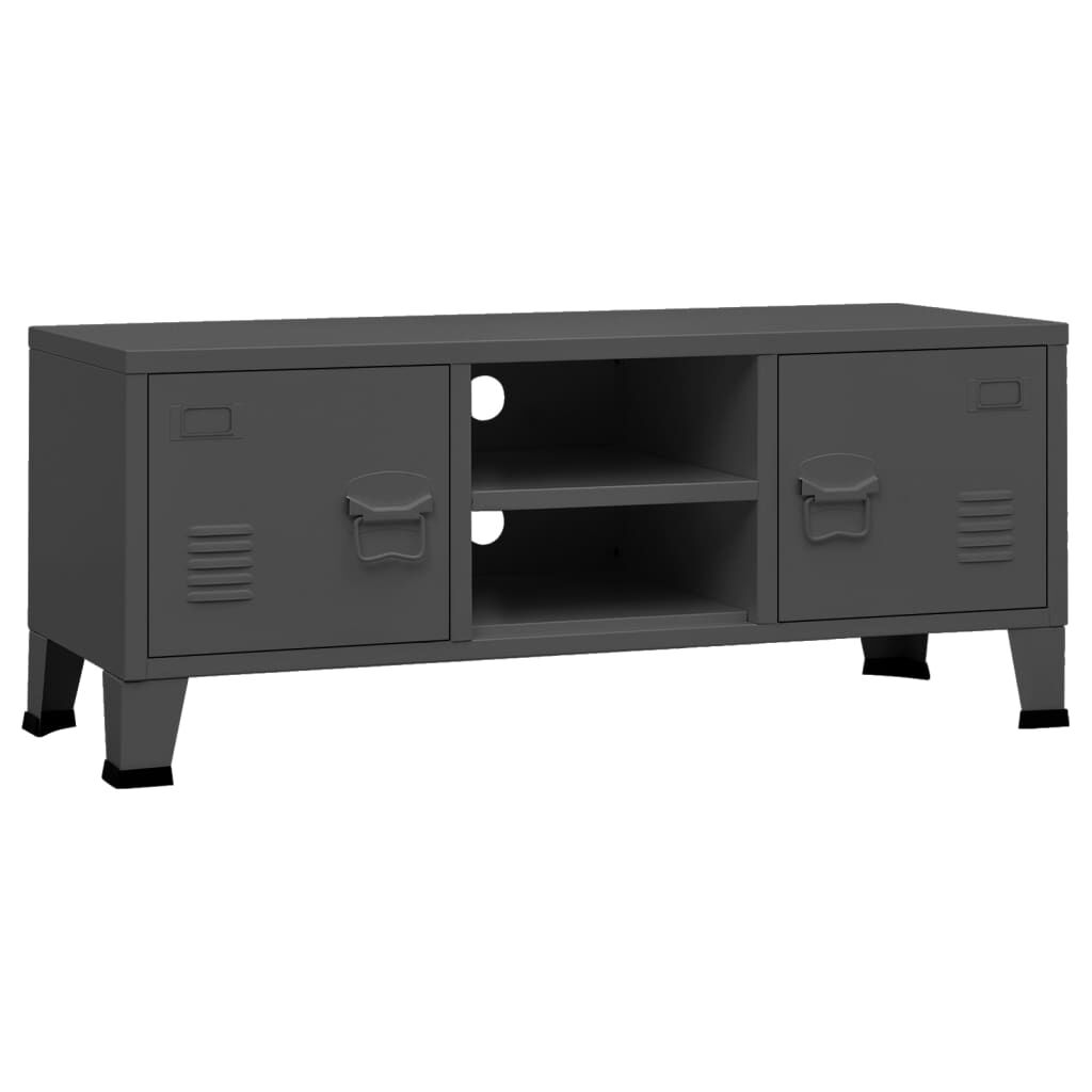280158 - VIDAXL Kabinet TV Industrial Antracit 105x35x42 cm Metal