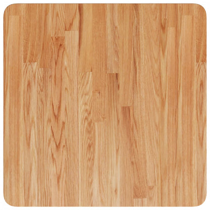 270048 - vidaXL Pllakë Tavoline Katror 50x50x1.5 cm – Dushk i Trajtuar Ngjyrë Kafe e Çelët