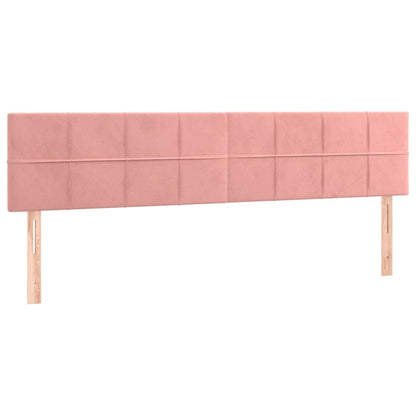 280168 - VIDA XL Koka e shtratit Rozë 160x5x78/88 cm, Kadife
