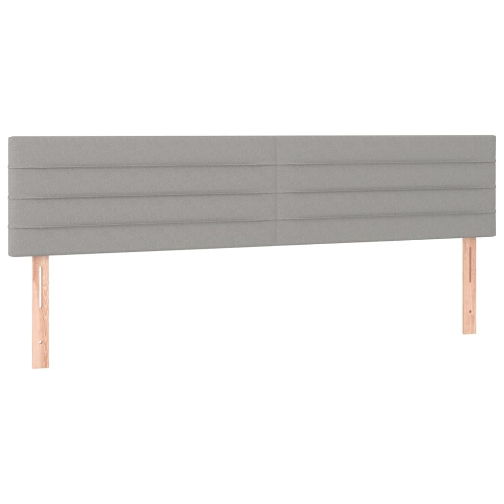 265163 - VIDA XL Kokë Rafti Gri e Çelët 200x5x78/88 cm Pëlhurë