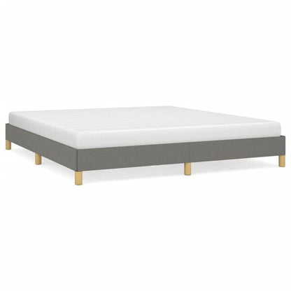 291162 - VIDAXL Kornizë shtrati pa dyshek, ngjyrë gri e errët 180x200 cm, material