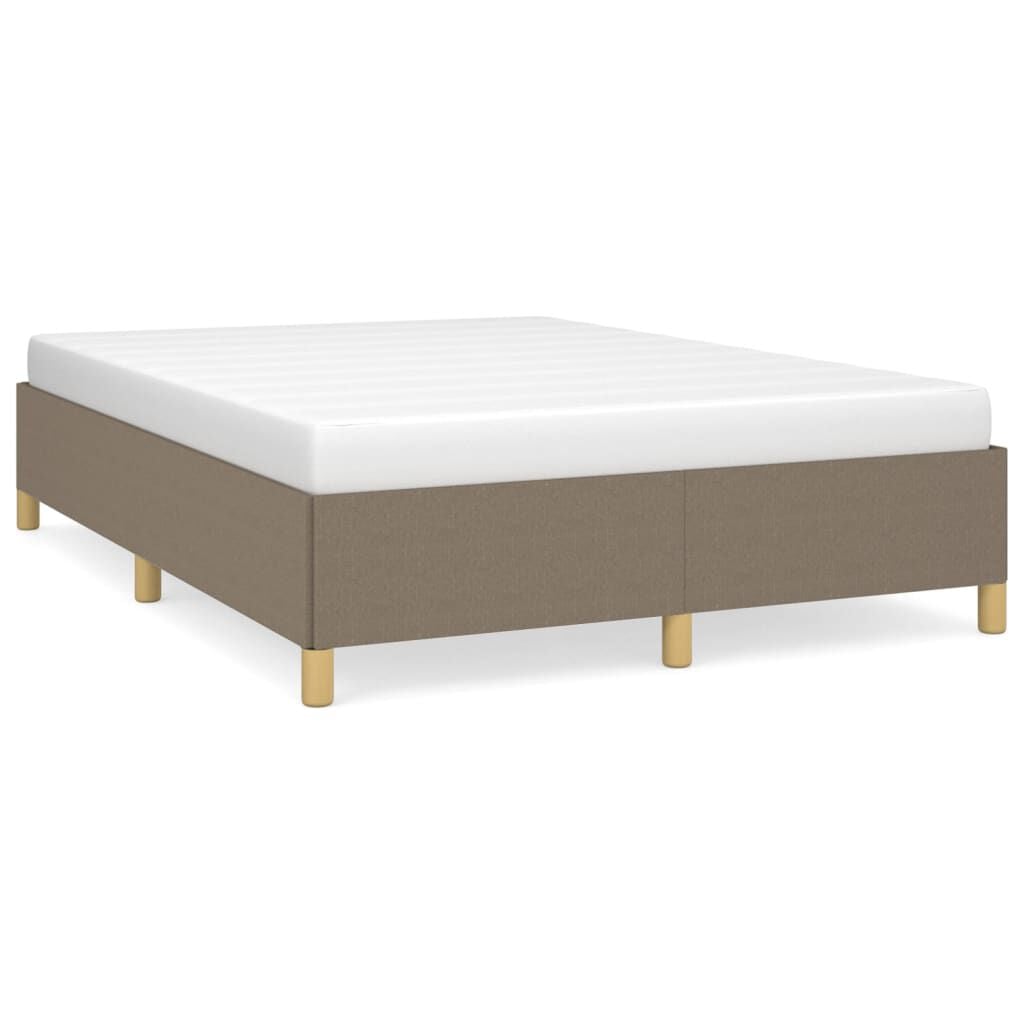 265165 - VIDA XL Kornizë shtrati pa dyshek, ngjyrë taupe 140x200 cm, material