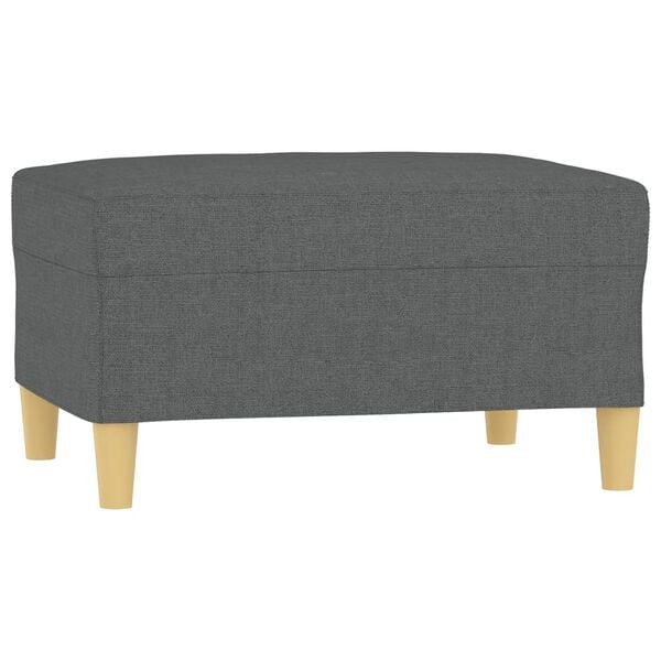 334130 - VIDAXL Stol për këmbë, Gri e errët 70x55x41 cm, Material