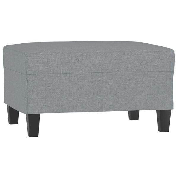 291169 - VIDAXL Stol për këmbë, gri e çelët 70x55x41 cm, material