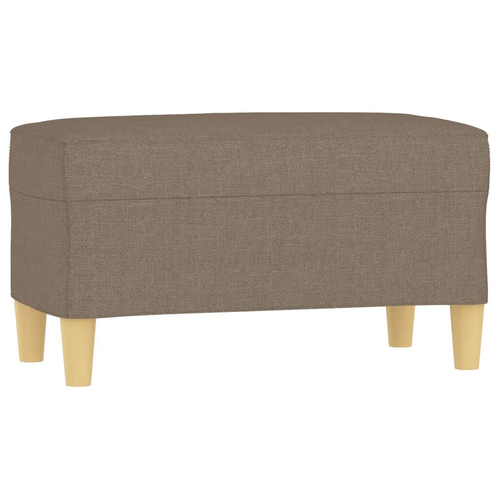 265172 - VIDAXL Stol Taupe, 70x35x41 cm, pëlhurë