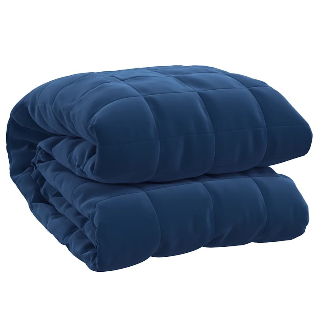 280198 - VIDAXL Batanije me Pesha Blu 220x260 cm 15 kg Pëlhurë