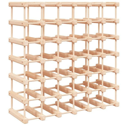 333312 - VIDAXL Raft verërash për 42 Shishe 68,5x23x68,5 cm Dru Pishe i Fortë
