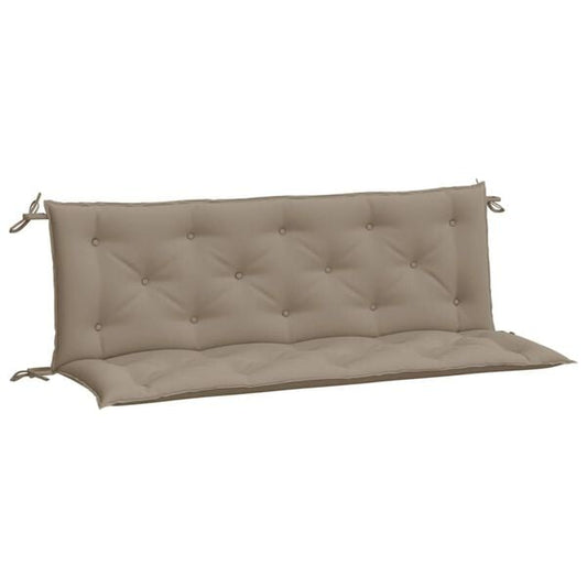 333254 - VIDAXL Jastëkë për stol kopshti, 2 copë, ngjyrë bezhë 150x50x7 cm, prej pëlhure Oxford