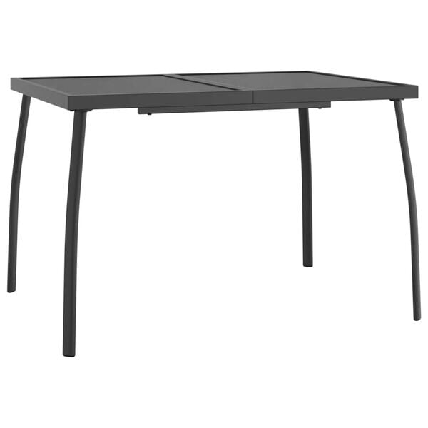 334160 - VidaXL Tavolinë Kopshti Antracit 110x80x72 cm Rrjetë Çeliku