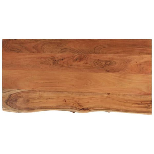 212245 - VIDAXL Sipërfaqe Lavamani Drejtkëndëshe 120x60x2.5 cm Dru Akacie i Fortë