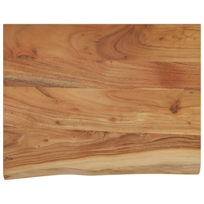 333408 - VIDAXL Raft Muri Drejtkëndor 40x30x3,8 cm Dru Masiv Akacie me Skaje të Gjerë