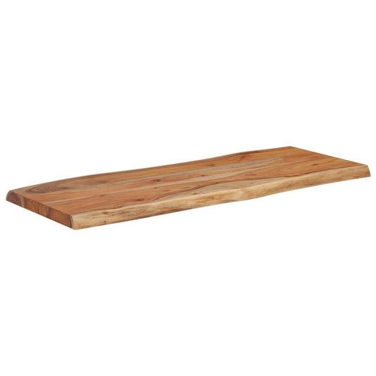 280260 - VIDA XL Sipërfaqe Tavoline Drejtkëndëshe prej Druri me Skaje Akazie 90x40x2,5 cm