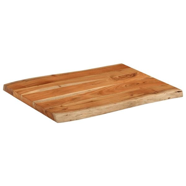 291251 - VIDA XL Sipërfaqe Tavoline Drejtkëndëshe prej Druri Masiv me Skaje Akacie 90x60x2,5 cm