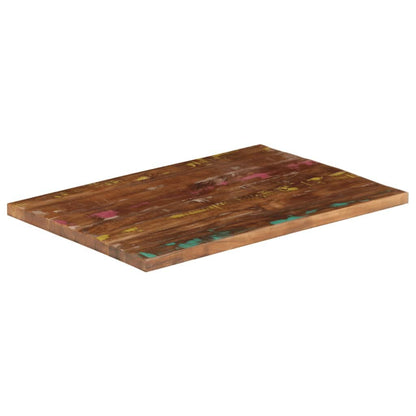 265242 - VIDA XL Sipërfaqe Tavoline Drejtkëndëshe 80x60x3,8 cm Dru i Masturbuar i Ricikluar