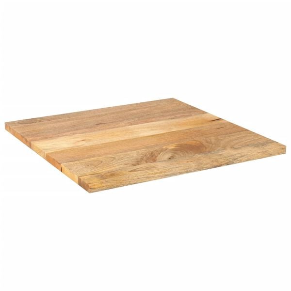 291255 - VIDAXL Sipërfaqe Tavoline Katrore 80x80x2,5 cm Dru Masiv Mango