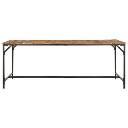 334201 - VIDA XL Tavolinë ngrënie 200x100x75 cm, dru masiv mango e ashpër