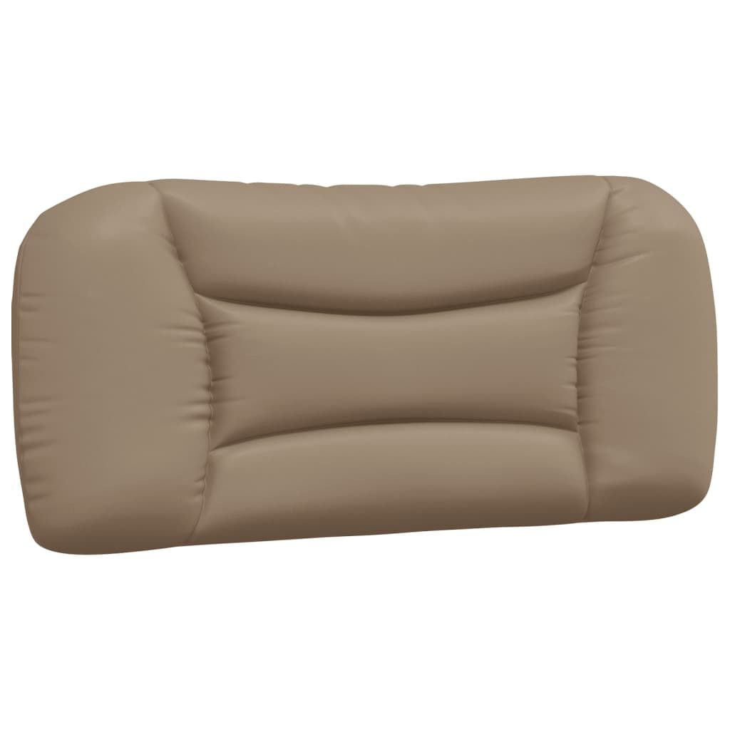 265269 - VIDA XL Jastëk për Kokën e Kreut "Hvar" Cappuccino 90 cm Lëkurë Artificiale