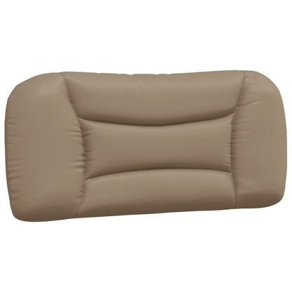 265269 - VIDA XL Jastëk për Kokën e Kreut "Hvar" Cappuccino 90 cm Lëkurë Artificiale