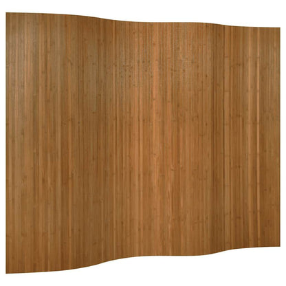 280282 - VIDA XL Ndarës Dhome Ngjyrë Kafe Gjerësia 250 cm Lartësia 165 cm Bambu