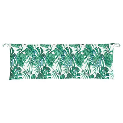 291272 - VIDAXL Jastëk për Stol Kopshti me Model Gjethesh 150x50x7cm Pëlhurë Oxford