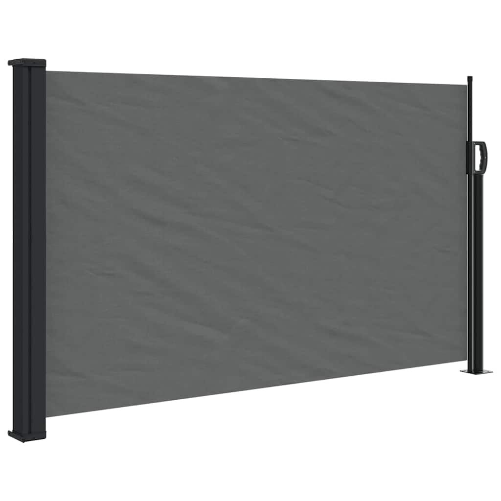 280302 - VIDA XL Tendë anësore e tërheqshme, ngjyrë antraciti 117x300 cm