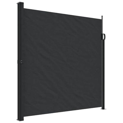 333440 - VIDAXL Tendë anësore e tërheqshme, e zezë 200x300 cm