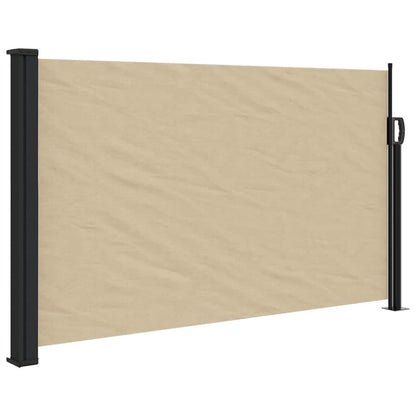 280304 - VIDA XL Tendë anësore e tërheqshme, ngjyrë bezhë 120x500 cm