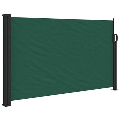 291291 - VIDAXL Tendë anësore e tërheqshme, jeshile e errët 120x500 cm
