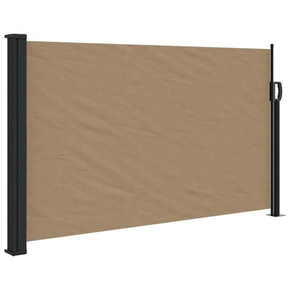 334227 - VIDAXL Tendë anësore e tërheqshme, ngjyrë taupe 120x600 cm