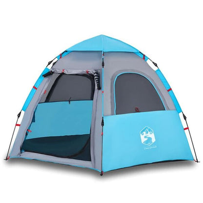 333283 - VIDA XL Tendë për 4 Persona, Blu, me Zbritje të Shpejtë