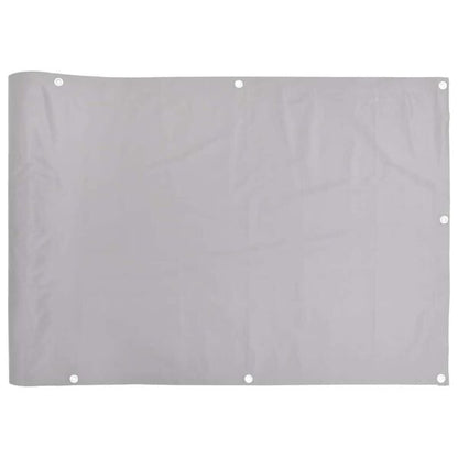 333284 - VIDAXL Ekran Privatësie për Ballkon, Gri, 500x120 cm, PVC